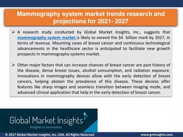 mammography system market trends research