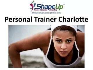 Personal Trainer Charlotte