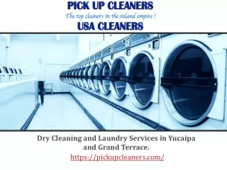 dry cleaning and laundry services in yucaipa