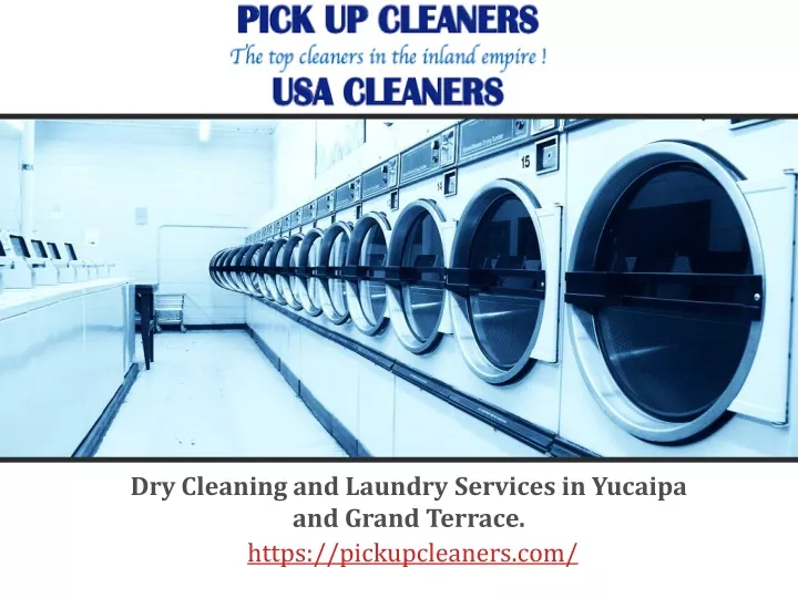 dry cleaning and laundry services in yucaipa