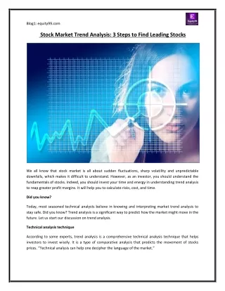 How to Analyze Stock Market Trends - 5 Rules for predicting