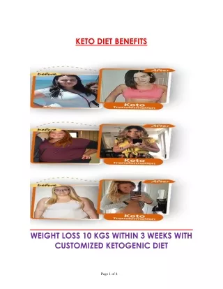 Keto diet benefits