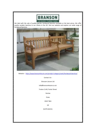 we deal with the sale of quality garden hardwood