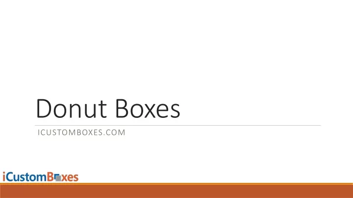 donut boxes