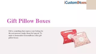 gift pillow boxes
