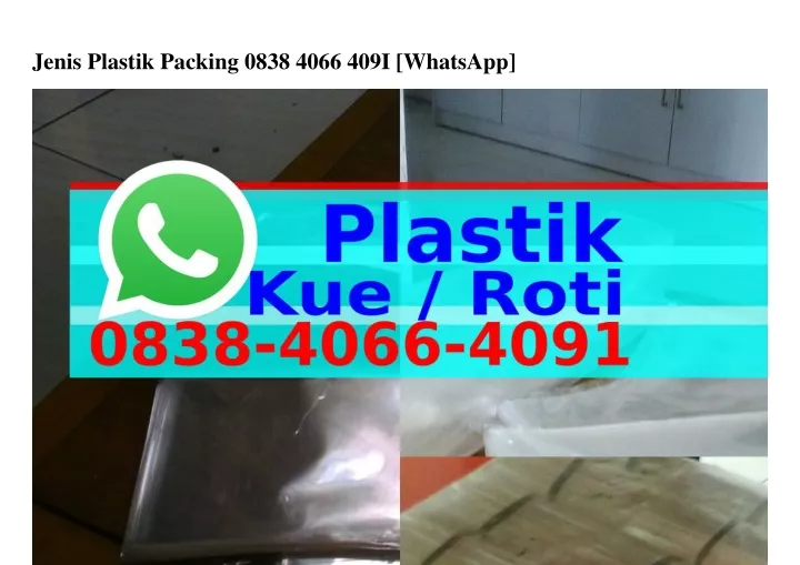 jenis plastik packing 0838 4066 409i whatsapp
