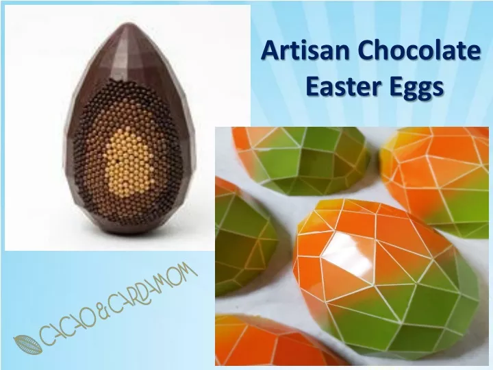 artisan chocolate easter eggs