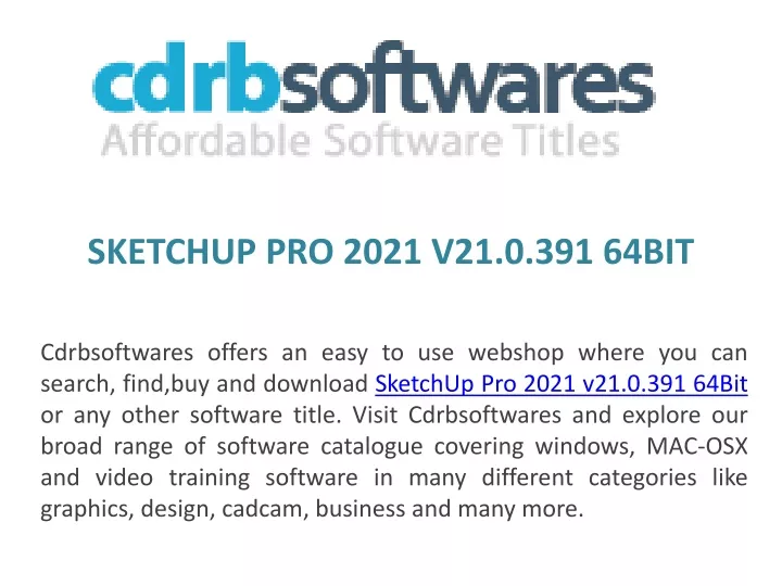 sketchup pro 2021 v21 0 391 64bit