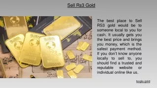 Sell Rs3 Gold