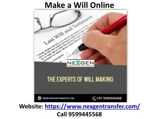 make a will online