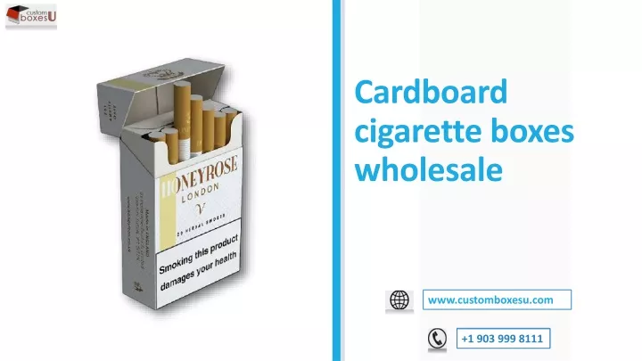cardboard cigarette boxes wholesale
