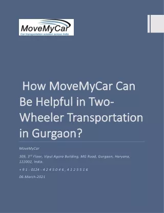 how movemycar can how movemycar can be helpful