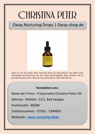 oway nurturing drops oway shop de