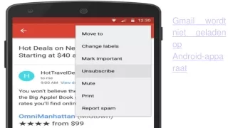 gmail wordt niet geladen op