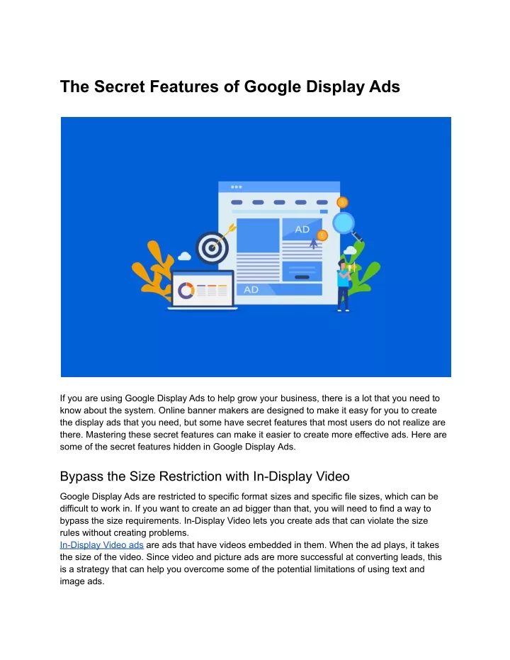 the secret features of google display ads
