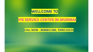 IFB SERVICE CENTRE IN MUMABI