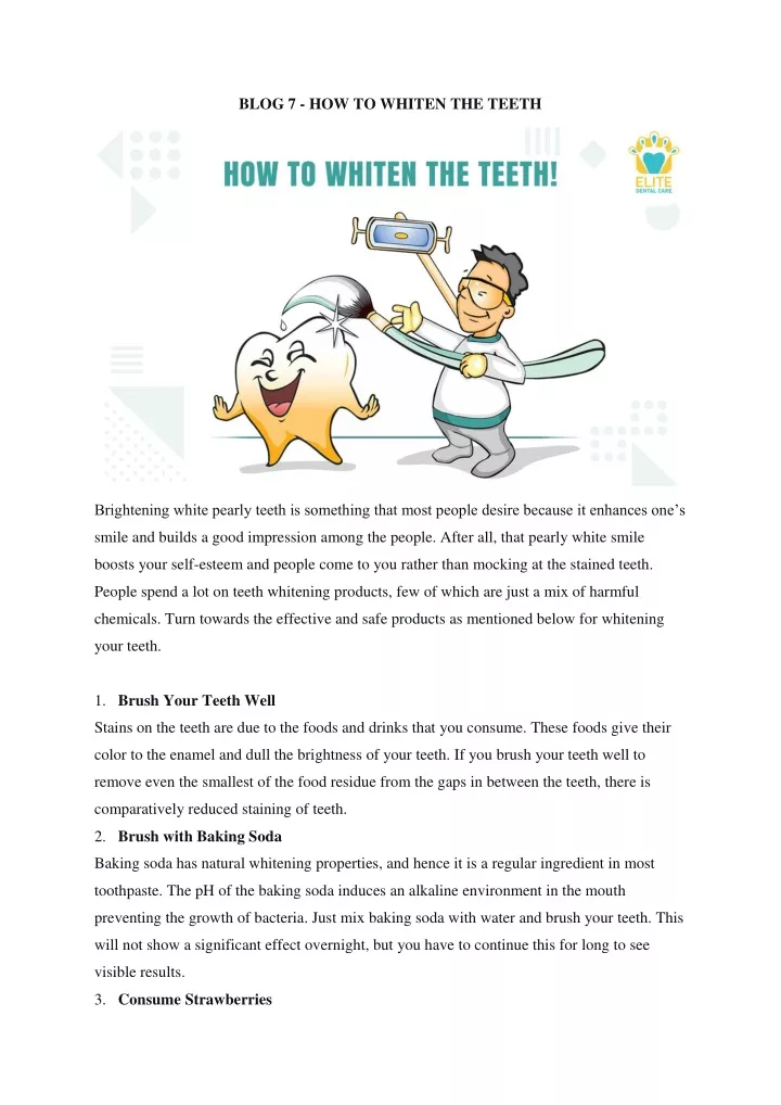 blog 7 how to whiten the teeth