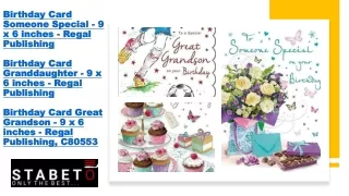 birthday card someone special 9 x 6 inches regal