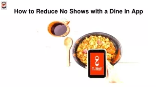 Dine In App - Y The Wait