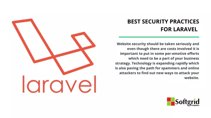 best security practices for laravel