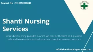 Best Nursing Care Services Provider In India