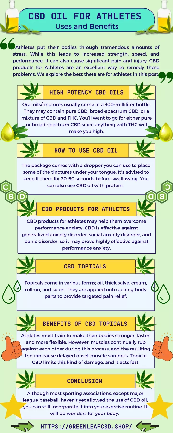 cbd oil for athletes uses and benefits
