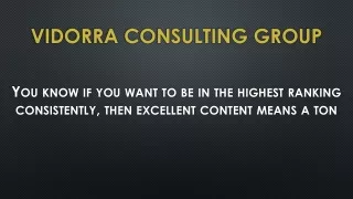 vidorra consulting group