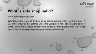 ­­What is Safe Shop India?