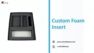 custom foam insert