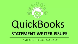 How Can Fix QuickBooks Statement Writer Issues