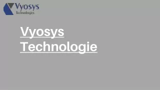 vyosys technologie