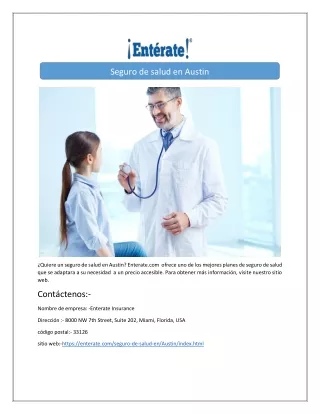 seguro de salud en austin