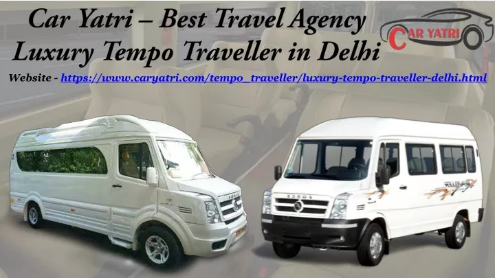 car yatri best travel agency luxury tempo
