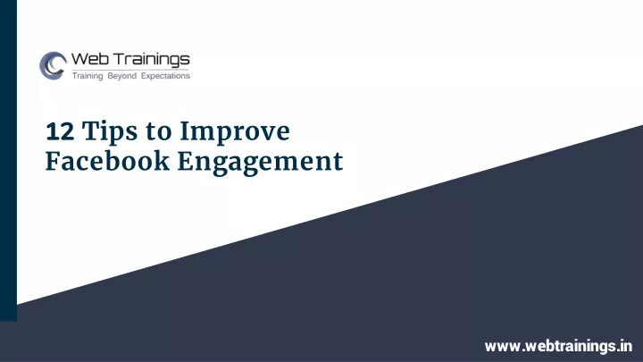 12 tips to improve facebook engagement