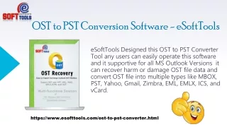 OST to PST Converter software