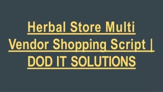 herbal store multi