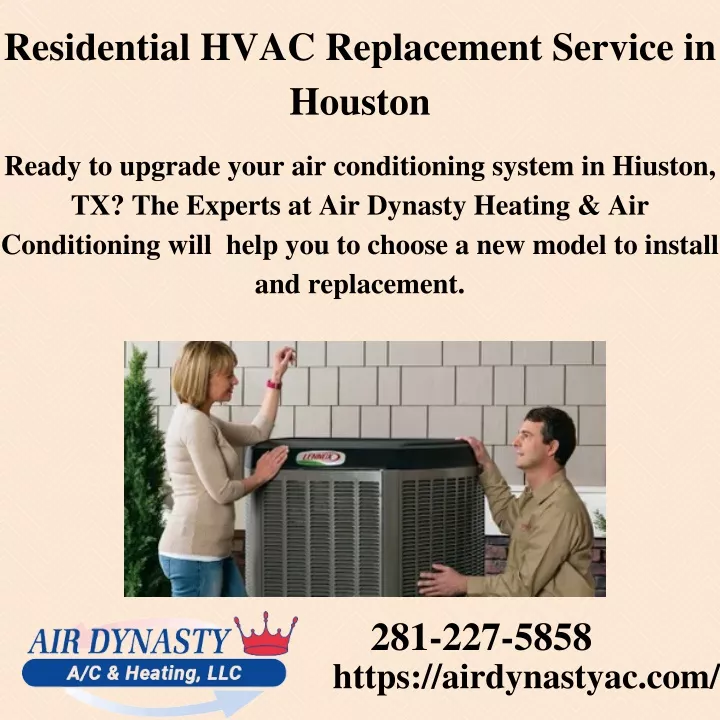 residential hvac replacement service in houston