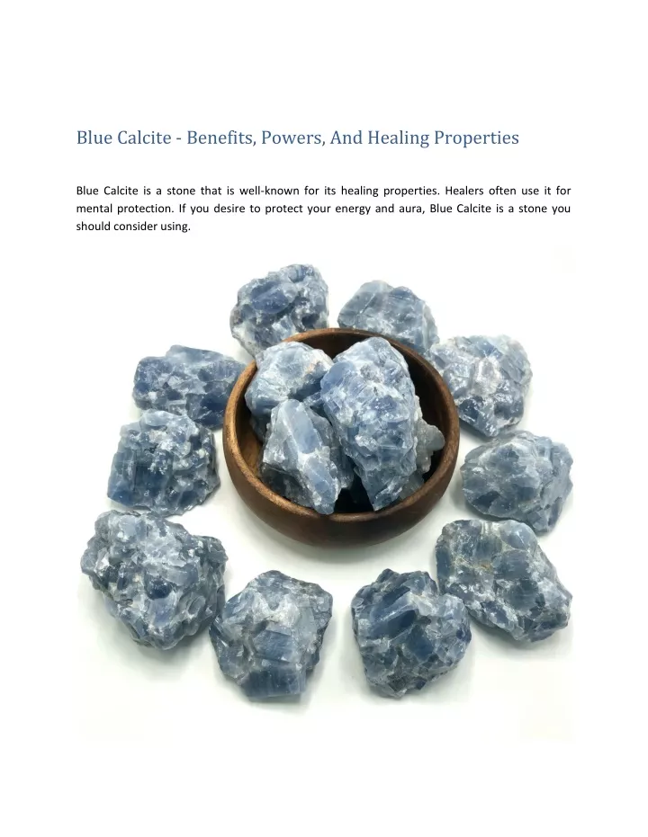 blue calcite benefits powers and healing