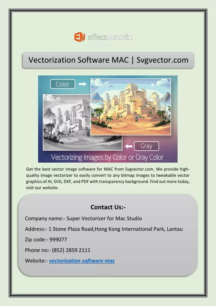 vectorization software mac svgvector com