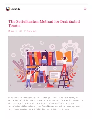 the zettelkasten method for distributed teams