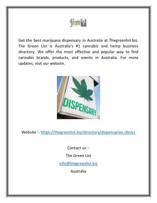 Affordable Dispensary Near Me | The Green List
