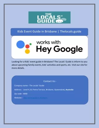 Kids Event Guide in Brisbane | Thelocals.guide