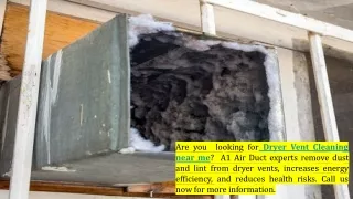 Dryer Vent Cleaning near me