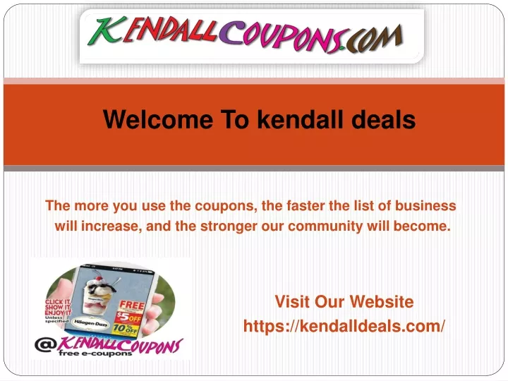 welcome to kendall deals