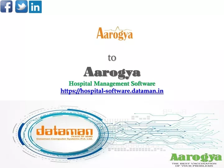 elcome to aarogya hospital management software https hospital software dataman in