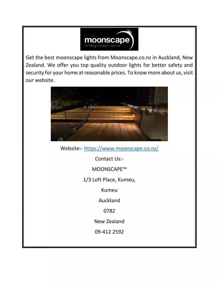 get the best moonscape lights from moonscape