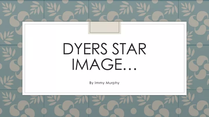 dyers star image