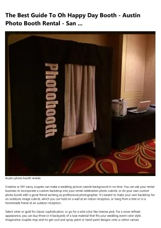 20 Best Tweets of All Time About Austin photo booth rentals