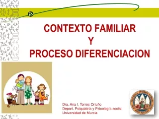 contexto familiar y proceso diferenciacion