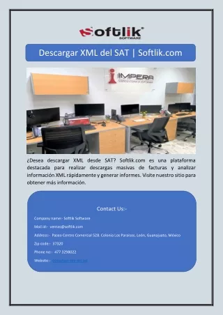Descargar XML del SAT | Softlik.com